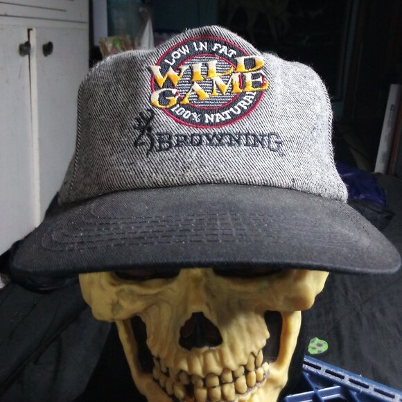 Vintage K Products Browning Wild Game Hunting Snap Back Hat - Picture 1 of 8